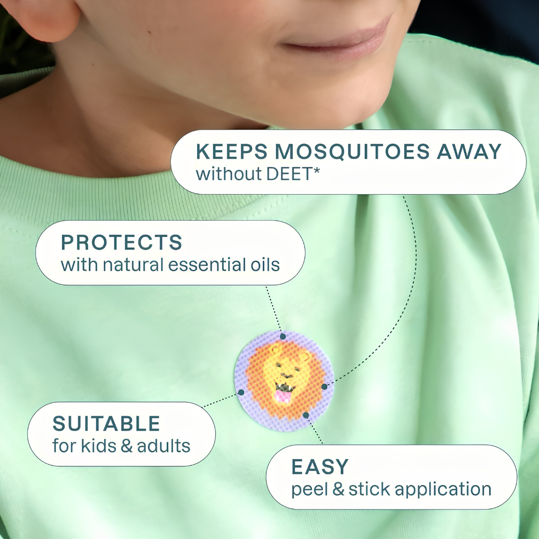 Monino™ Mosquito Repellent Patches with Essential Oils